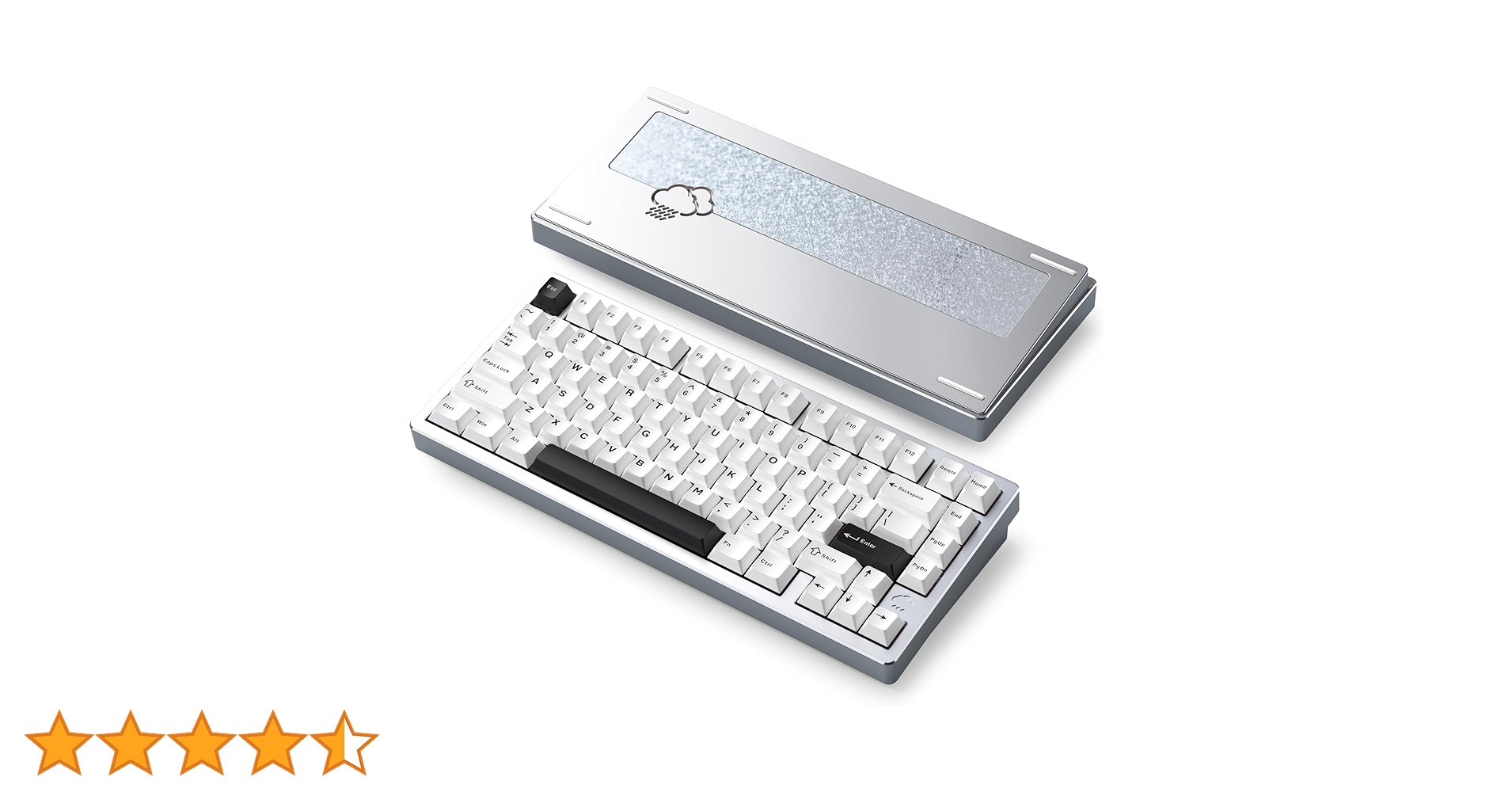 Amazon | 【WOBKEY Rainy 75キーボード】雨音のような打鍵音